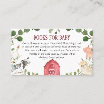 Farm Animals Baby Shower Books for Baby