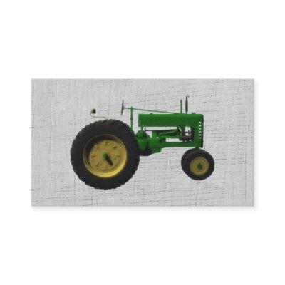 Farm Barnyard Tractor Rustic Country White Wood