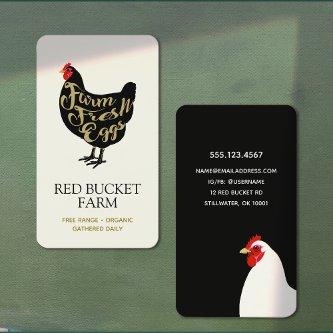 Farm Fresh Chicken Eggs Retro