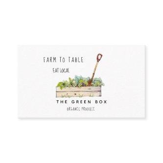 Farm to table Organic farm