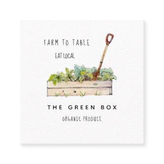 Farm to table Organic farm Square