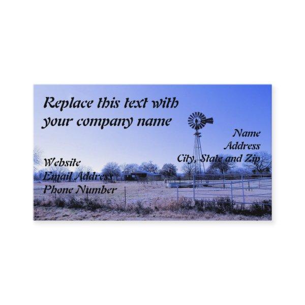 Farm with Windmill