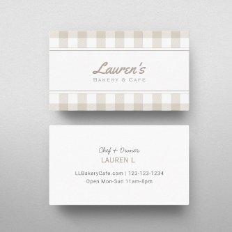 Farmhouse Beige Buffalo Plaid