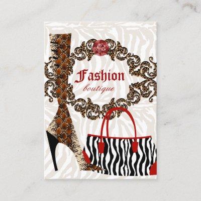 Fashion  Handbag Boot Leather Zebra