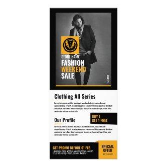 Fashion Sale - Yellow Rack Card