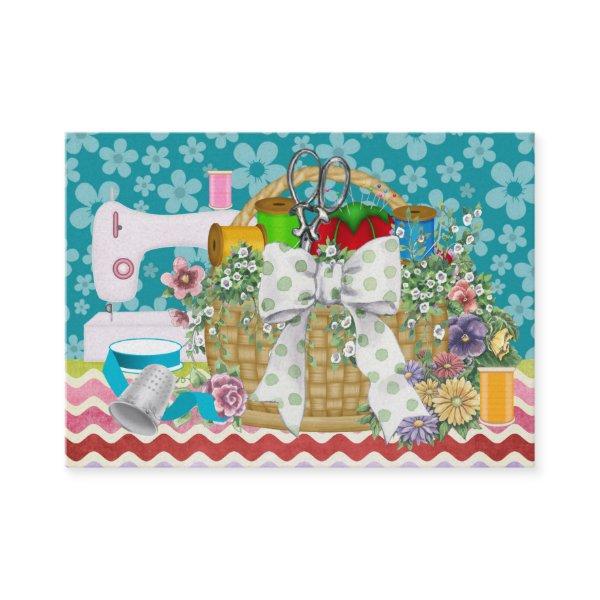 Fashion / Seamstress / Sewing Basket - SRF