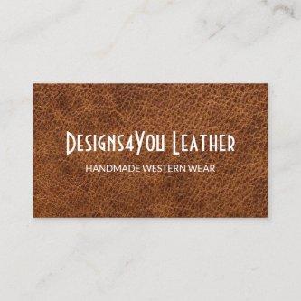 Faux Brown Leather