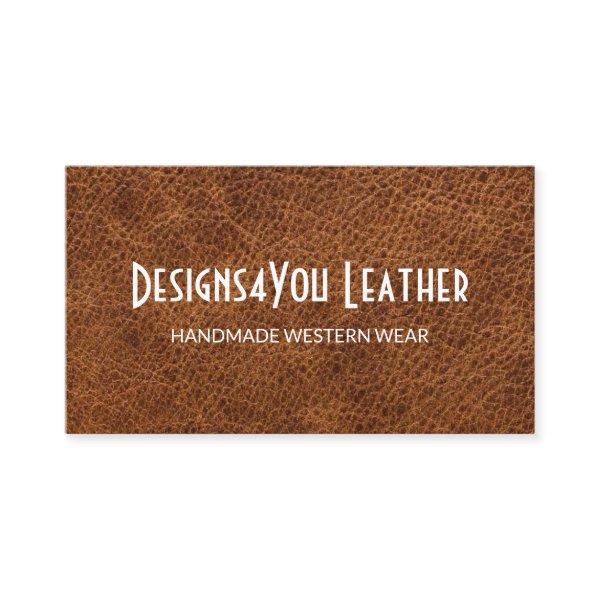 Faux Brown Leather