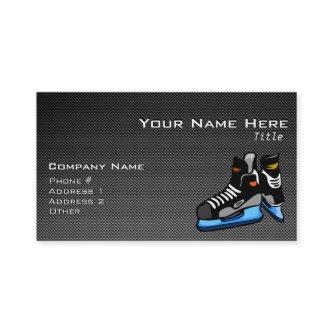 Faux Carbon Fiber Hockey Skates