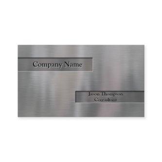 Faux Embossed Brushed Aluminum