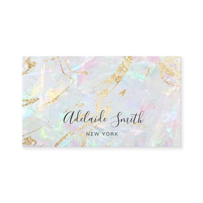faux foil details FAUX opal stone