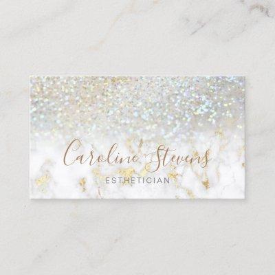FAUX glitter and marble background