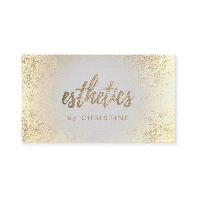 FAUX glitter esthetics script design