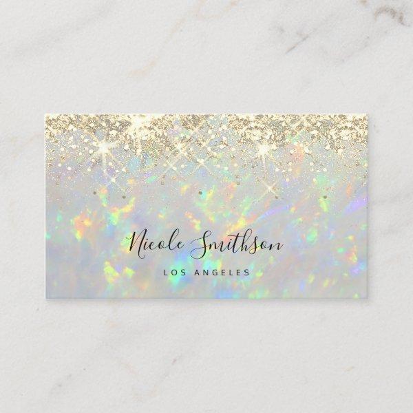 faux glitter opal background