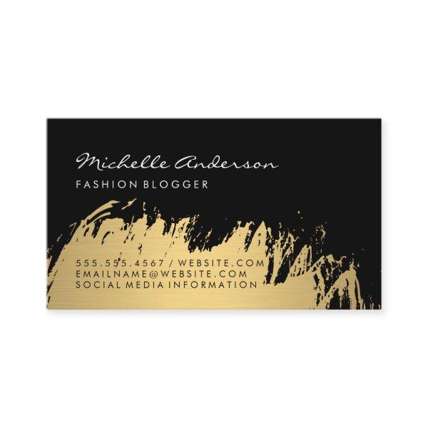 Faux Gold Brushed / Black