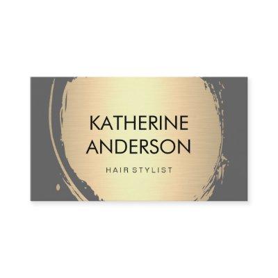 Faux Gold Brushed Gray Background