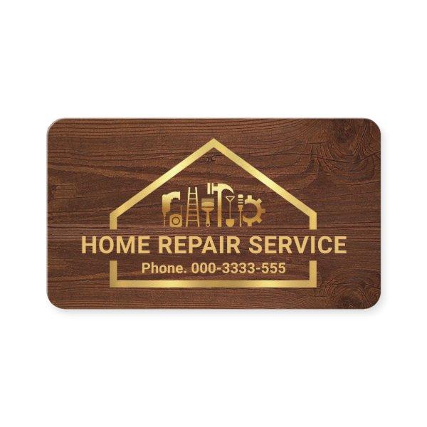 Faux Gold Building Handyman Tools Frame