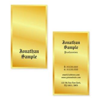 Faux Gold Classic Style Text Elegant Template
