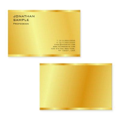 Faux Gold Elegant Professional Modern Template