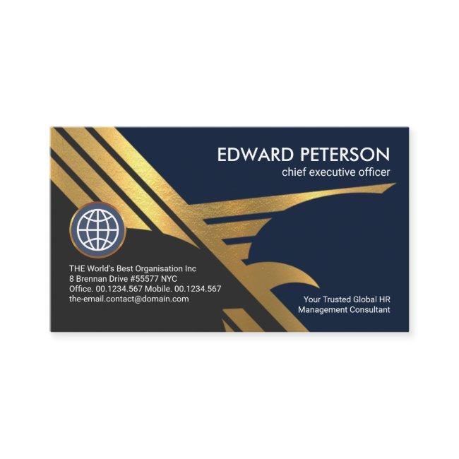 Faux Gold Falcon Eagle Wings Startup Courier