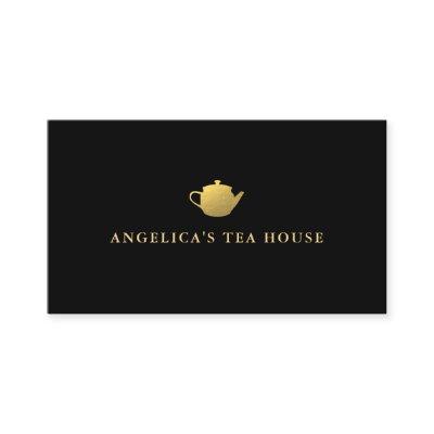 Faux Gold Foil Teapot