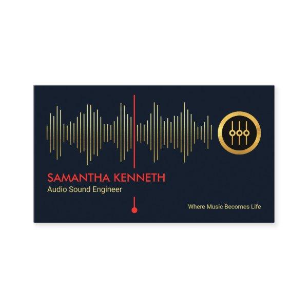 Faux Gold Sound Frequency Studio Engineer DJ