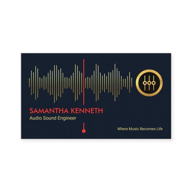 Faux Gold Sound Frequency Studio Engineer DJ