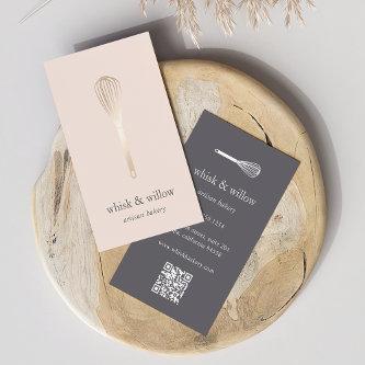 Faux Gold Whisk | Bakery | Chef | Caterer QR Code
