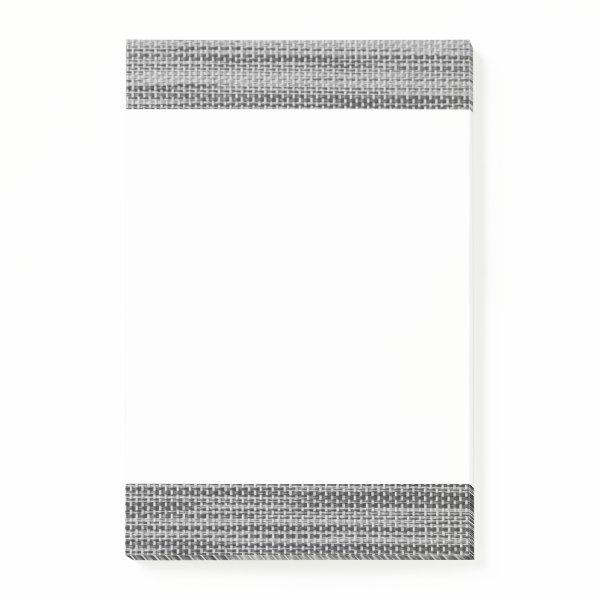 Faux Grey Fabric Frame Post-it® Notes