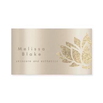 faux metallic effect skincare and esthetics