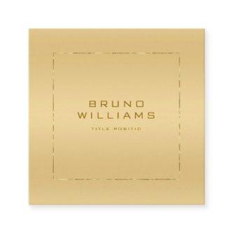 Faux métallifères gold background shiny gold frame square