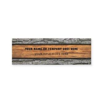 Faux Rustic Dry Wood Grain Tree Bark Mini