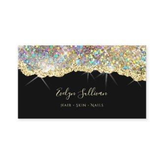 Faux sparkling holographic glitter