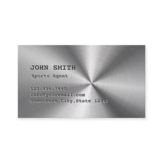 Faux Stainless Steel Sports Agent