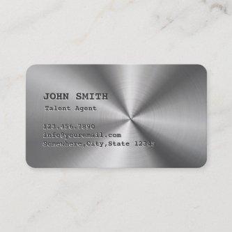 Faux Stainless Steel Talent Agent