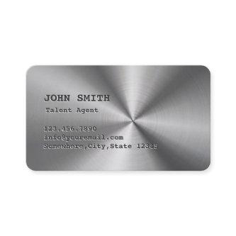 Faux Stainless Steel Talent Agent