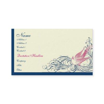 Feathered Fantasy Appointment Card