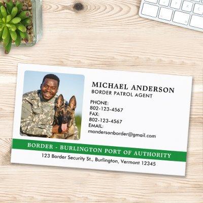 Federal Military Custom Photo Border Patrol Agent