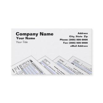 Federal Tax Forms on White Background