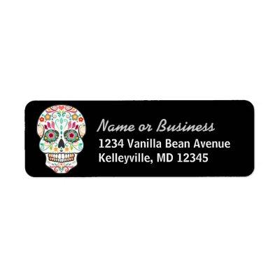 Feliz Muertos - Custom Sugar Skull Address Labels
