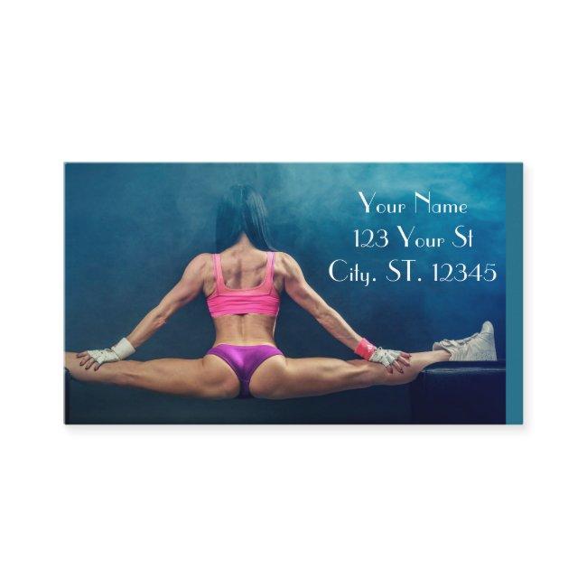 Female Fitness Model Split Thunder_Cove