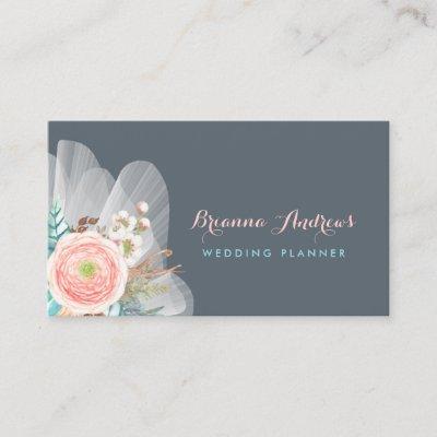 Feminine Floral Bouquet Elegant Wedding Planner