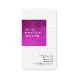 Feminine Pink Modern Professional Minimalist