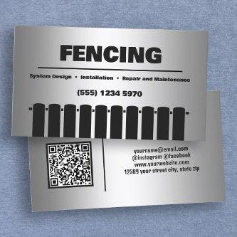Fence Custom QR