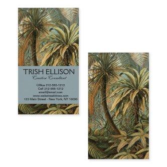 Ferns Palm Tree Antique Botanical Ferns Art