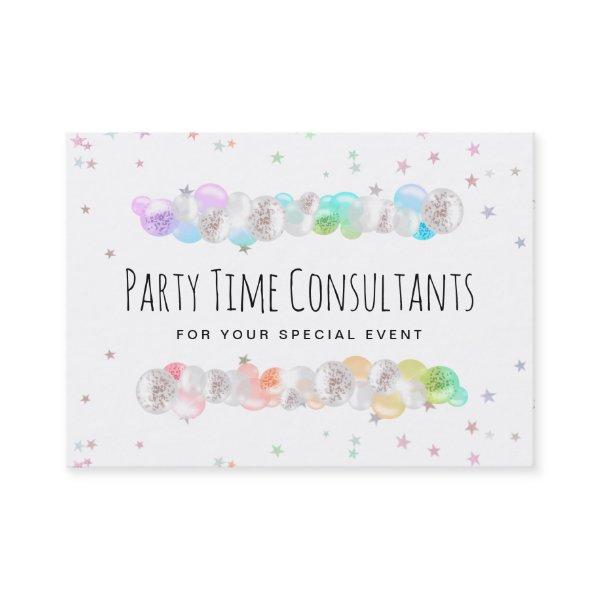 *~* Festive Balloons Rainbow Party Event Planner