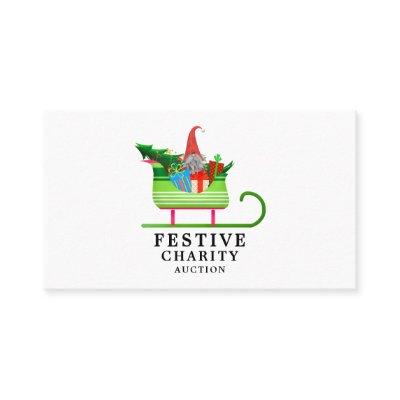 Festive Elf Sleigh, Festive Charity Auction Event