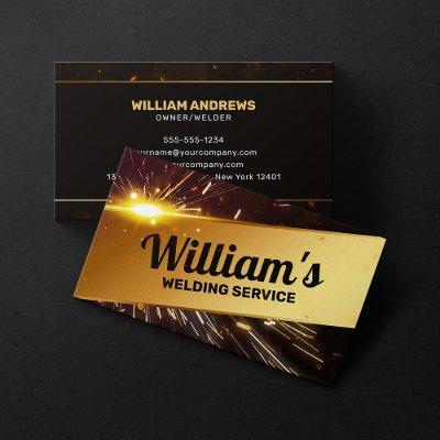 Fiery & Modern Welding Contractor Metal Fabricator