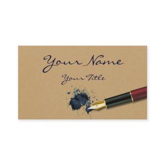 Filler Fountain Pen with Ink Blot