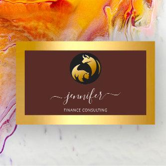 Finance Consulting Broker Stock Bufalo Bear Gold
